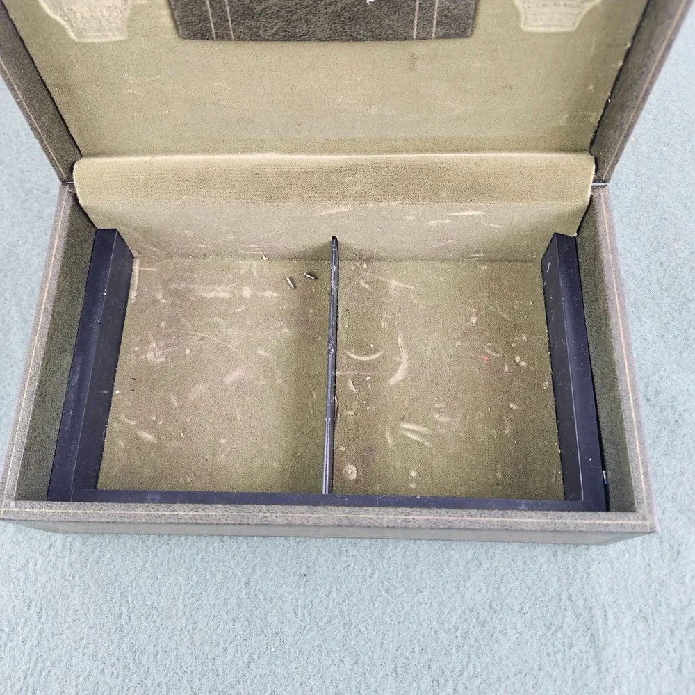 Vintage Swank Phillipe Scandinavian Malmö Sweden Men's Valet Jewelry Box